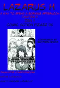 [Zen9] Taikutsu na Gogo no Sugoshikata Ch. 1-6 | A Way to Spend a Boring Afternoon Ch. 1-6 [English] [Lazarus H]