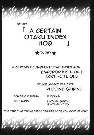 Toaru Otaku no Index #2 | A Certain Magical Lewd Index #2