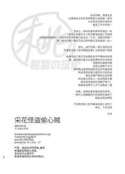 Professional Thief | 采花怪盗偷心贼