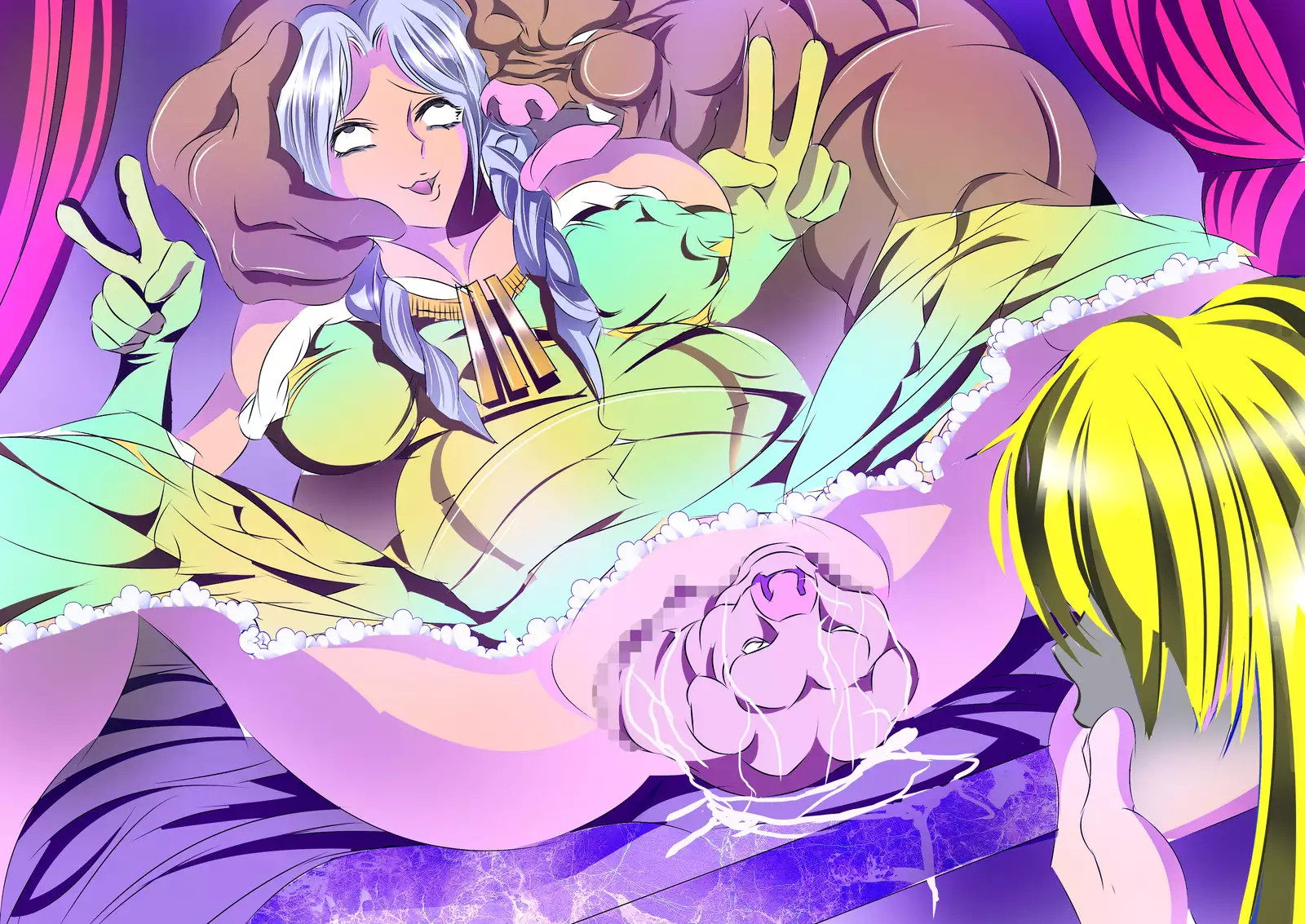 Onna dake no Oukoku ni Orc no Gun ga Daikoushin ~Kui Chirakashi~