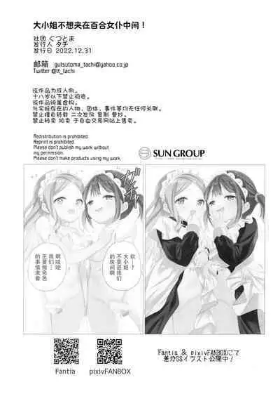 (C101) [Gutsutoma (Tachi)] Ojou-sama wa Yuri Maid ni Hasamaritakunai! | 大小姐不想夹在百合女仆中间! [Chinese] [透明声彩汉化组]