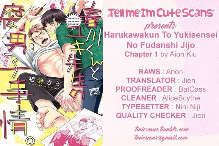 Harukawakun To Yukisensei No Fudanshi Jijo Ch. 1-3