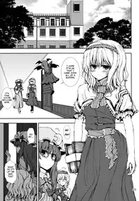 (C84) [Atariya Kyoushitsu (Mokumokuren)] Alice to Patchouli no Yoasobi Time!! | Alice and Patchouli's Night Play Time!! (Touhou Project) [English] [rqwrqw]